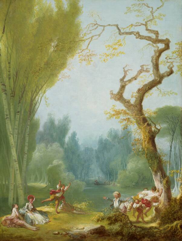 A Game of Horse and Rider by Jean Honoré Fragonard, c. 1775/1780
