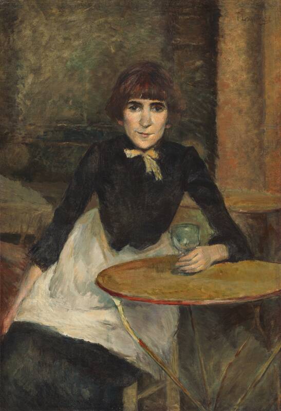 A la Bastille (Jeanne Wenz) by Henri de Toulouse-Lautrec, 1888