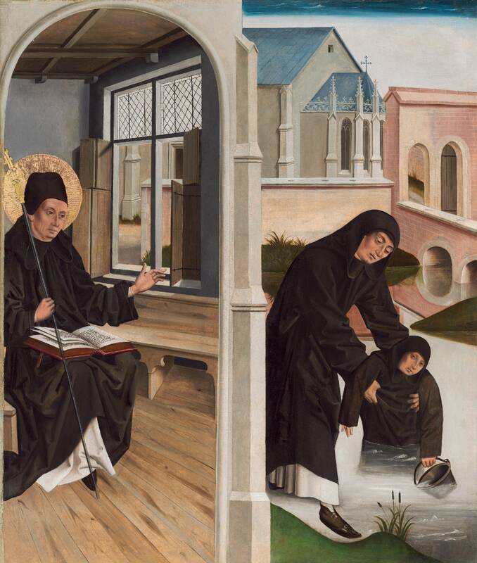 A Miracle of Saint Benedict by French 15th Century, c. 1480