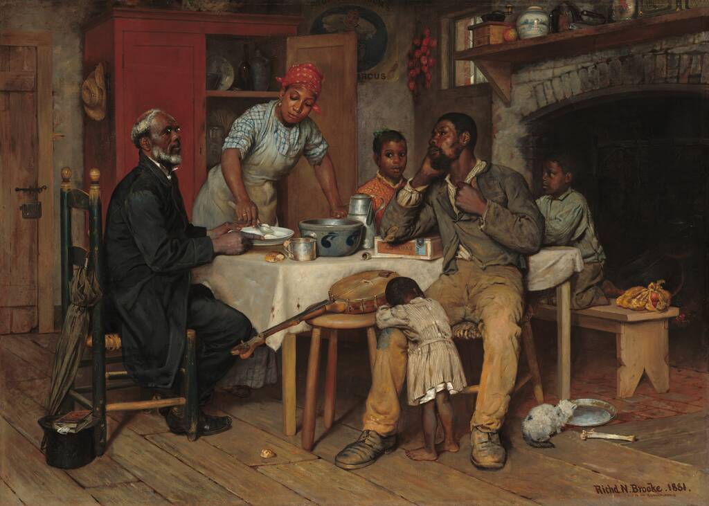 A Pastoral Visit by Richard Norris Brooke, 1881