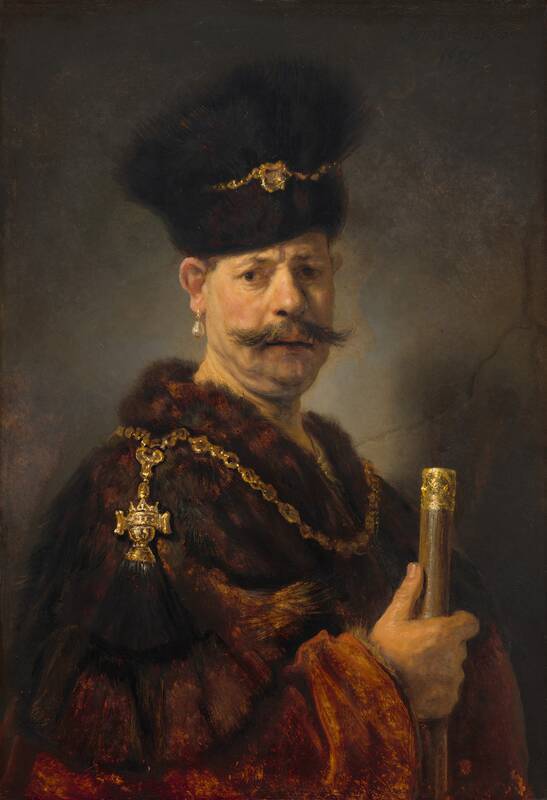 A Polish Nobleman by Rembrandt van Rijn, 1637