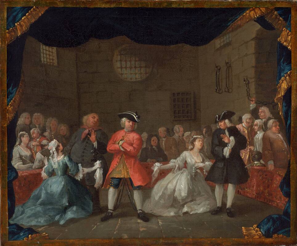 A Scene from The Beggar's Opera by William Hogarth, 1728/1729