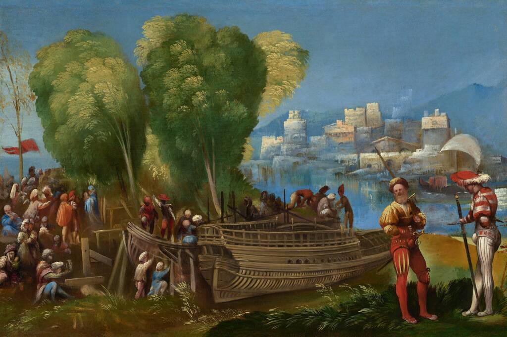 Aeneas and Achates on the Libyan Coast by Dosso Dossi, c. 1520