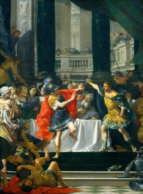 Alexander the Great Threatened by His Father by Donato Creti, probably 1700/1705