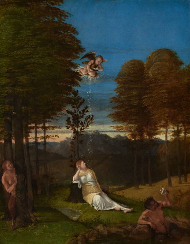 Allegory of Chastity by Lorenzo Lotto, c. 1505