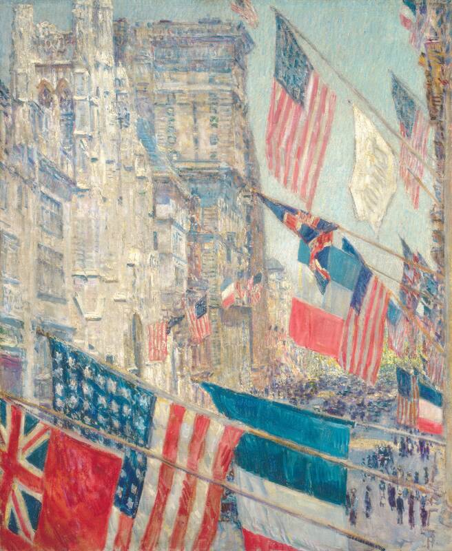 Allies Day, May 1917 by Childe Hassam, 1917