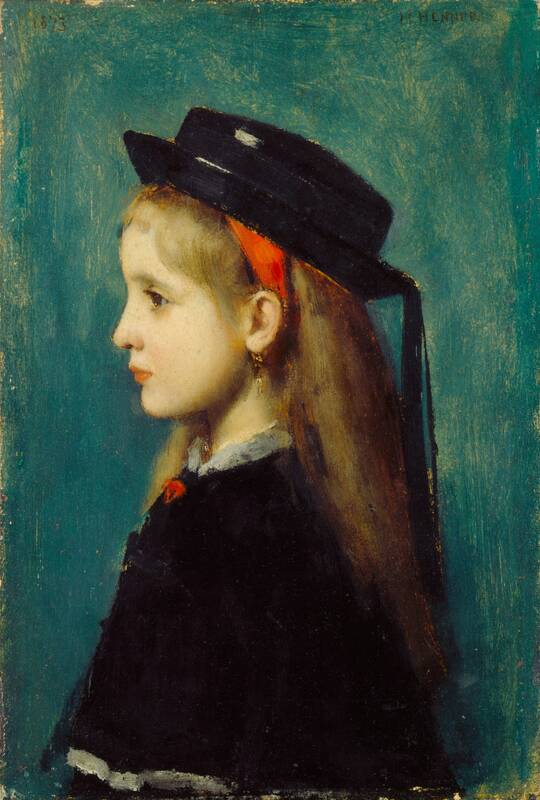 Alsatian Girl by Jean-Jacques Henner, 1873
