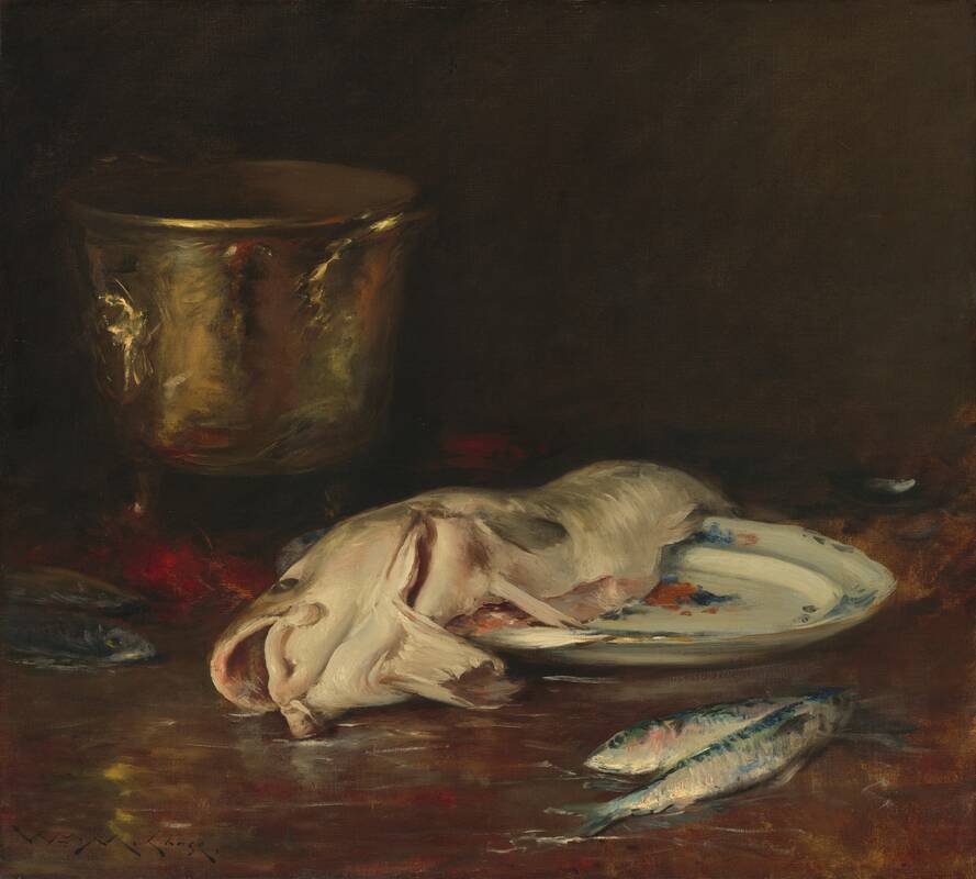 An English Cod by William Merritt Chase, 1904