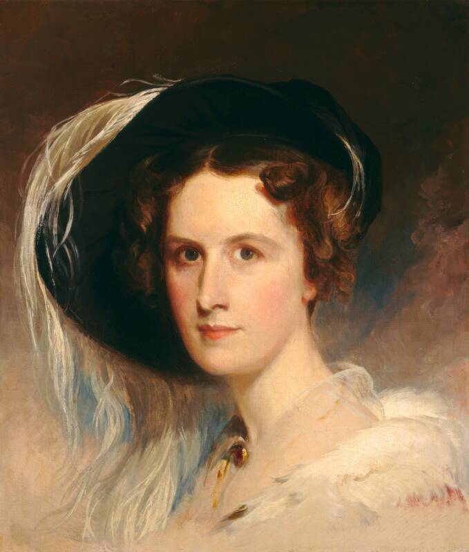Ann Biddle Hopkinson (Mrs. Francis Hopkinson) by Thomas Sully, 1834