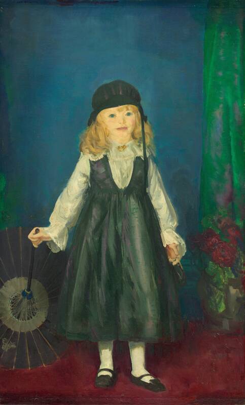 Anne with a Japanese Parasol by George Bellows, 1917