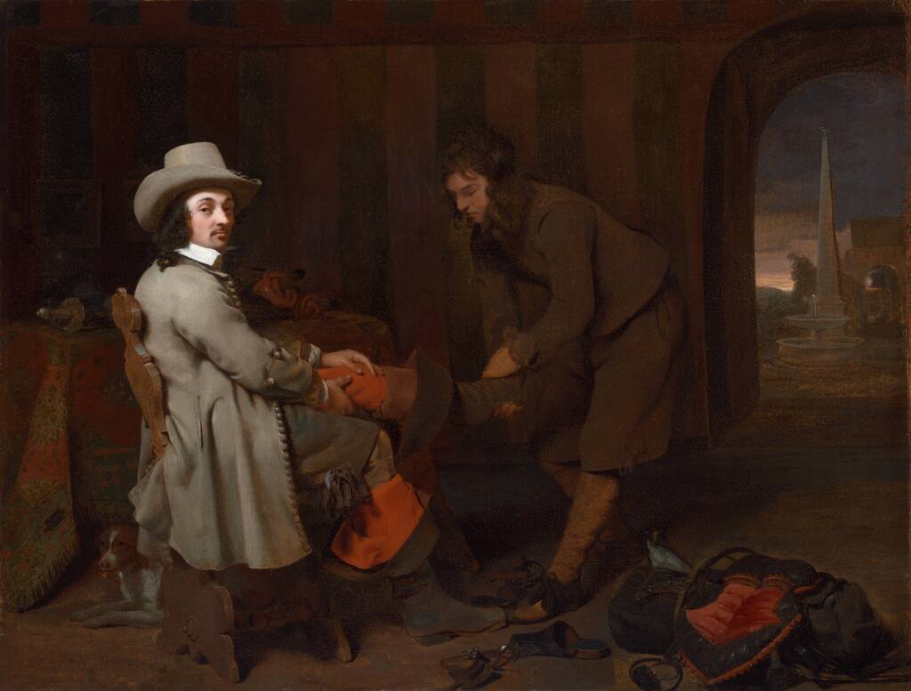 Anthonij de Bordes and His Valet by Michael Sweerts, c. 1648