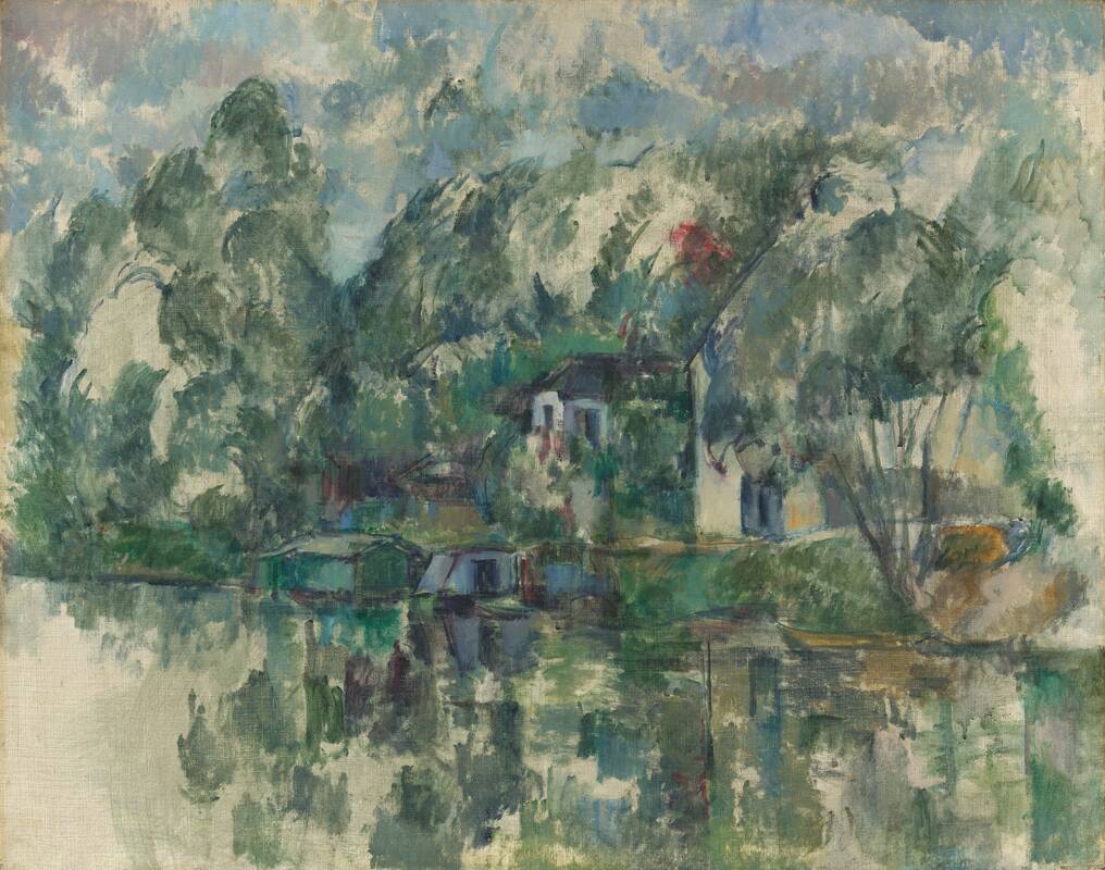 At the Water's Edge by Paul Cézanne, c. 1890