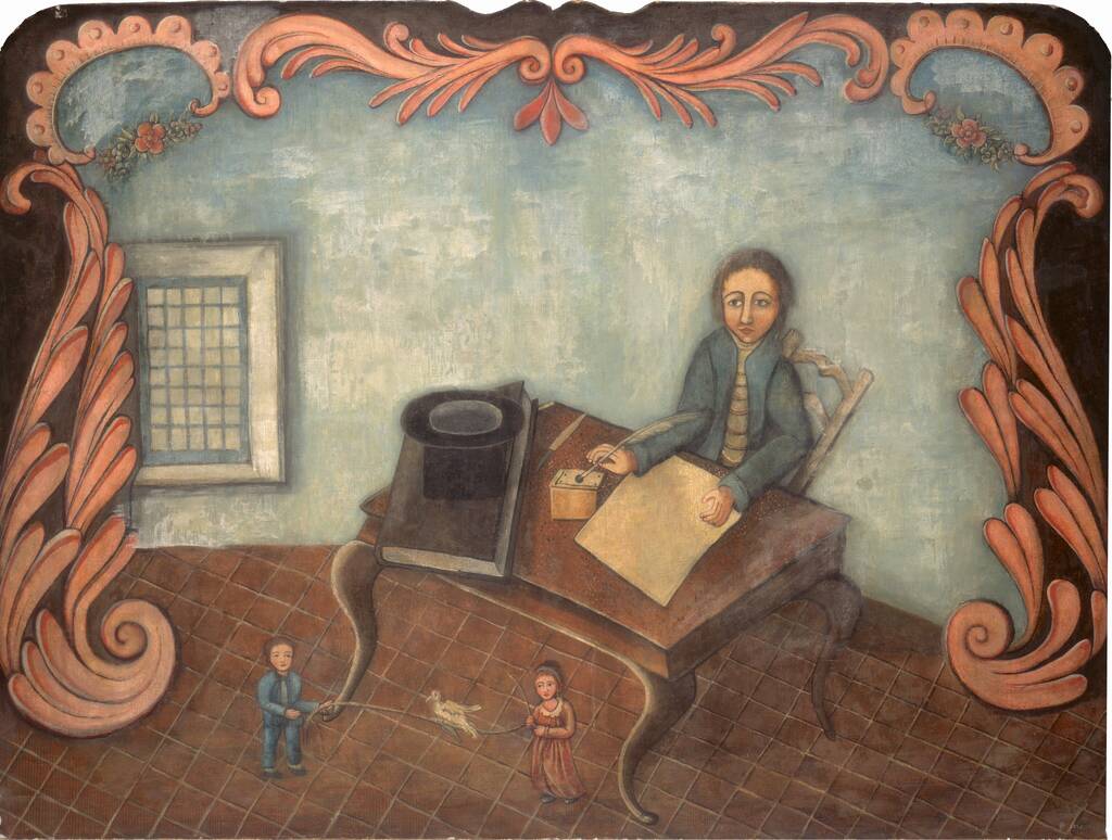 At the Writing Table by American 18th Century, c. 1790