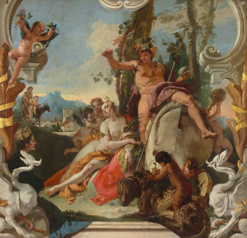 Bacchus and Ariadne by Giovanni Battista Tiepolo, c. 1743/1745