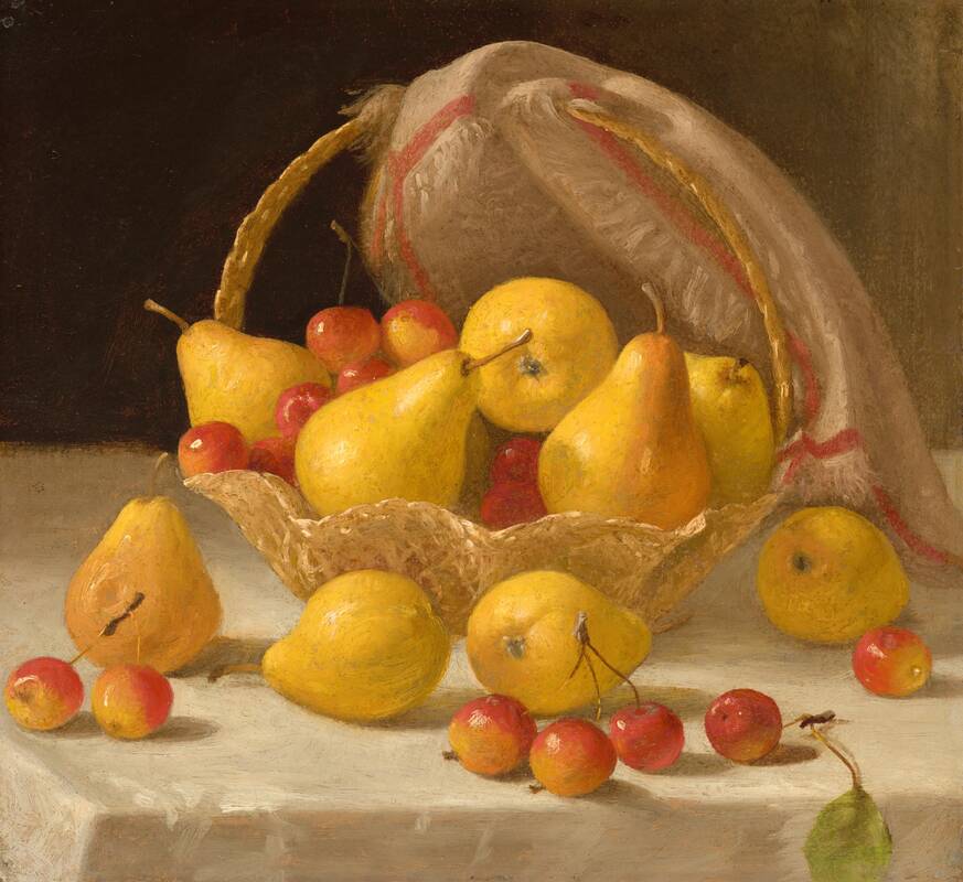 Basket of Pears and Crabapples by John F. Francis, n.d.