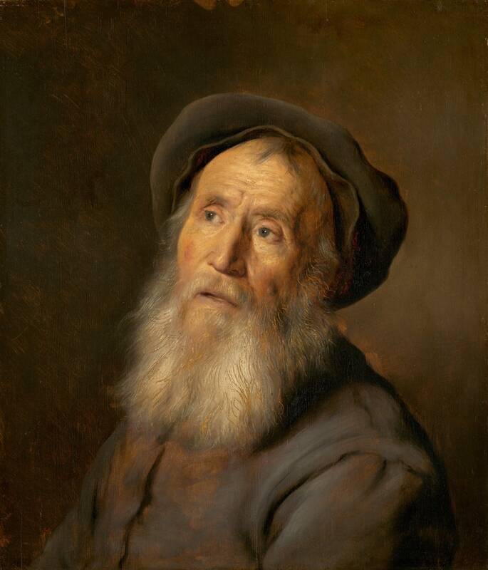Bearded Man with a Beret by Jan Lievens, c. 1630