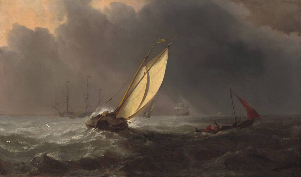 Before the Storm by Willem van de Velde the Younger, c. 1700