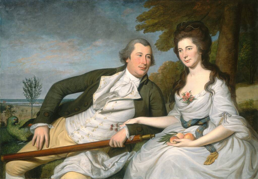 Benjamin and Eleanor Ridgely Laming by Charles Willson Peale, 1788