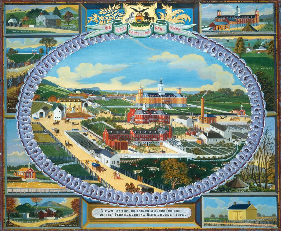 Berks County Almshouse, 1878 by Charles C. Hofmann, 1878
