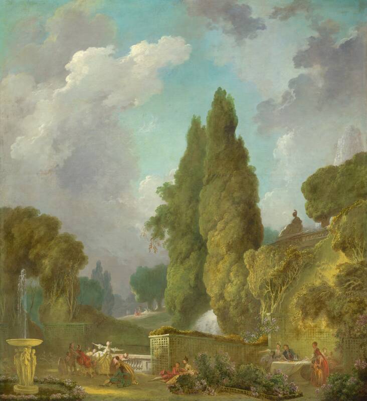 Blindman's Buff by Jean Honoré Fragonard, c. 1775/1780