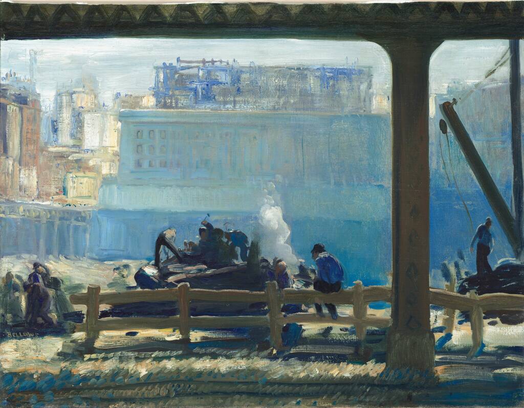 Blue Morning by George Bellows, 1909