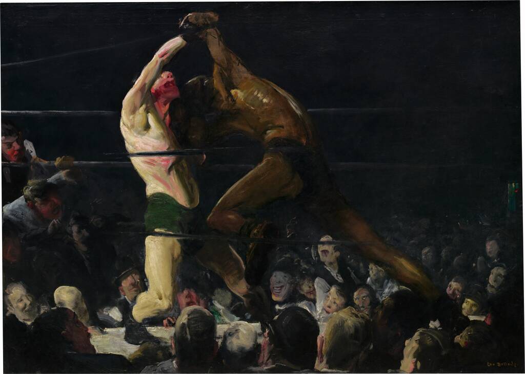 Both Members of This Club by George Bellows, 1909