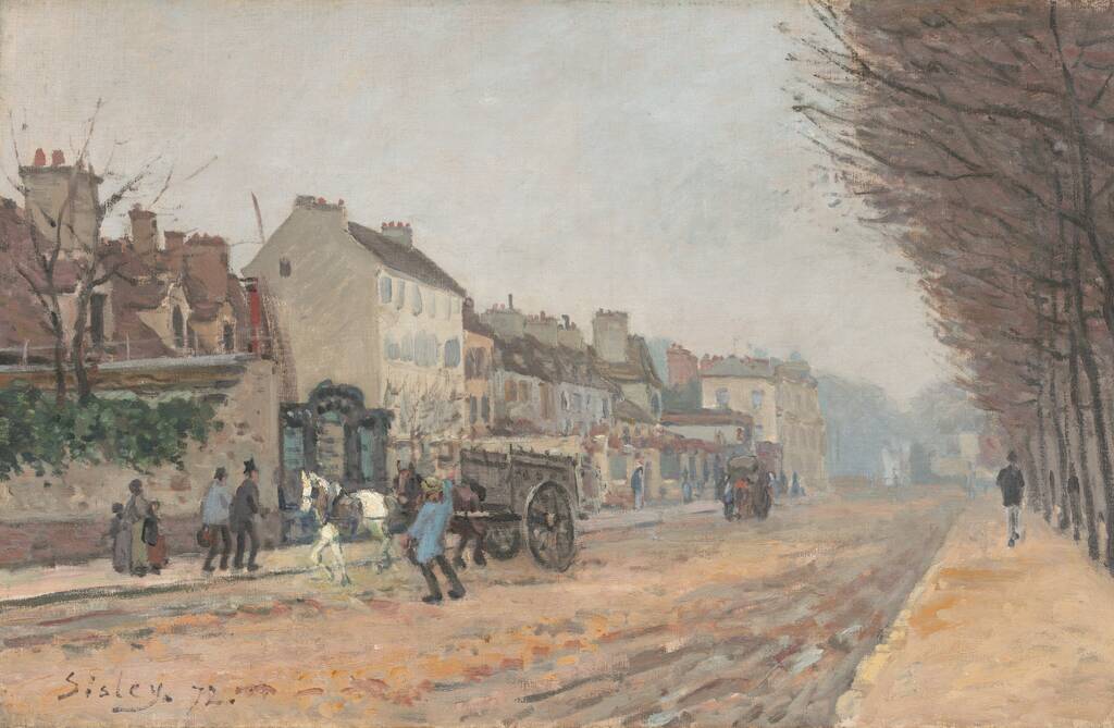 Boulevard Héloïse, Argenteuil by Alfred Sisley, 1872