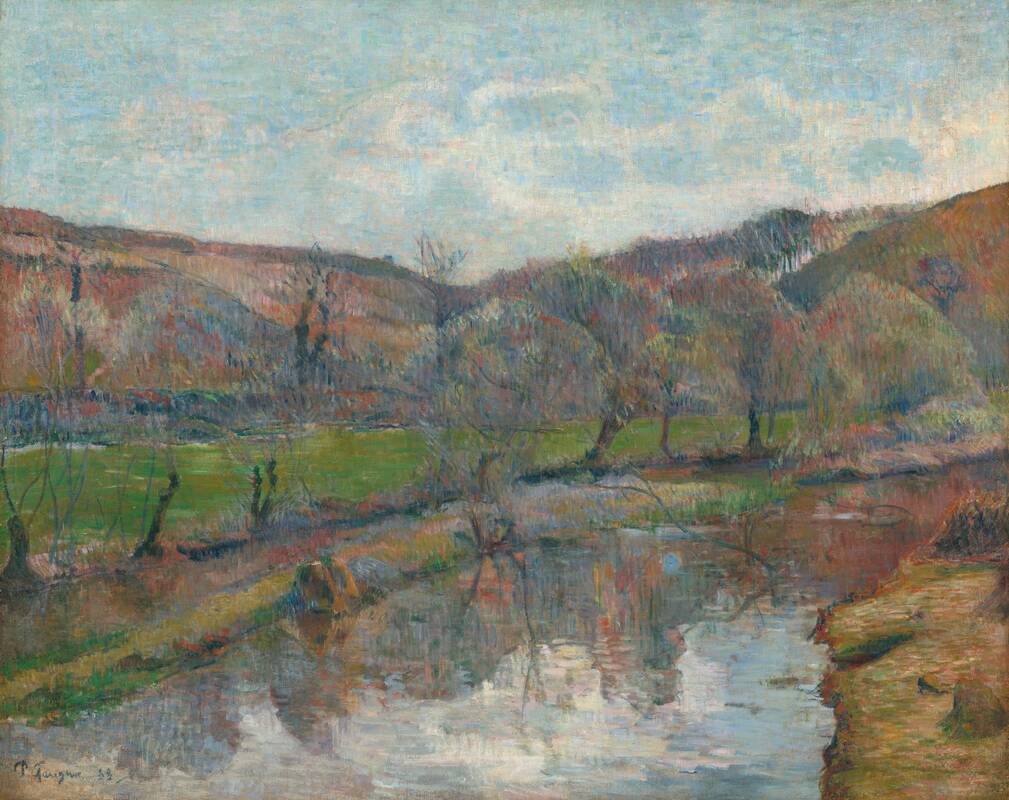Brittany Landscape by Paul Gauguin, 1888