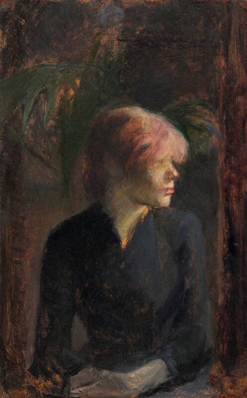 Carmen Gaudin by Henri de Toulouse-Lautrec, 1885