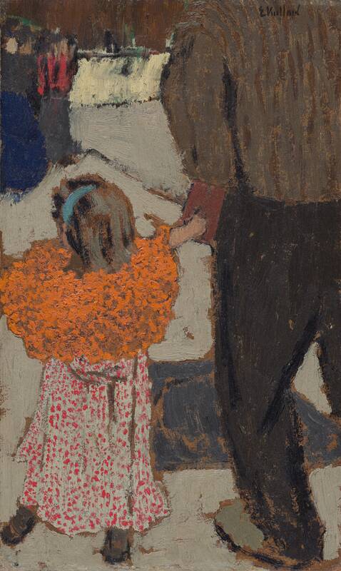 Child Wearing a Red Scarf by Edouard Vuillard, c. 1891