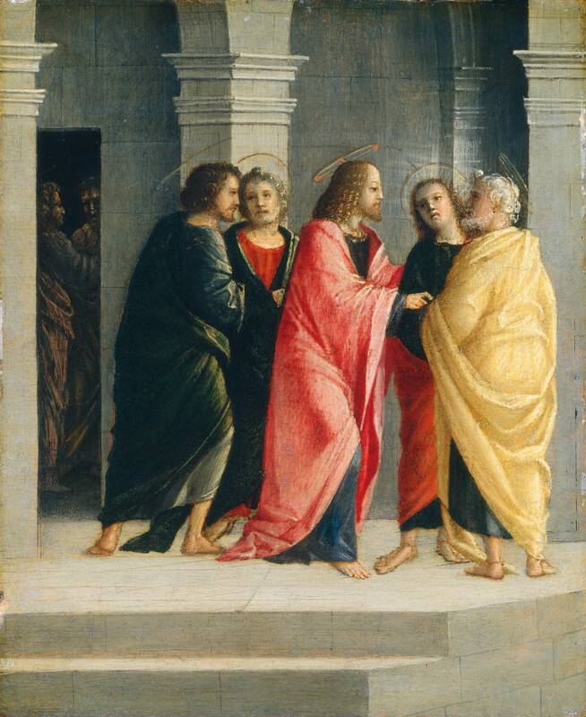 Christ Instructing Peter and John to Prepare for the Passover by Vincenzo Civerchio, 1504