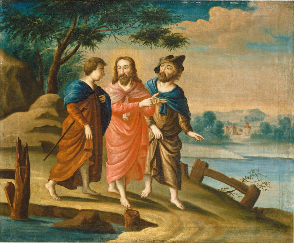 Christ on the Road to Emmaus by American 18th Century, c. 1725/1730