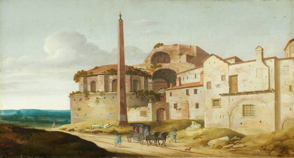 Church of Santa Maria della Febbre, Rome by Pieter Jansz Saenredam, 1629