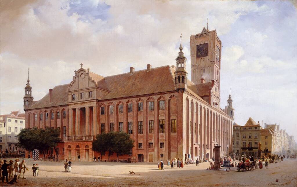 City Hall at Thorn by Eduard Gaertner, 1848