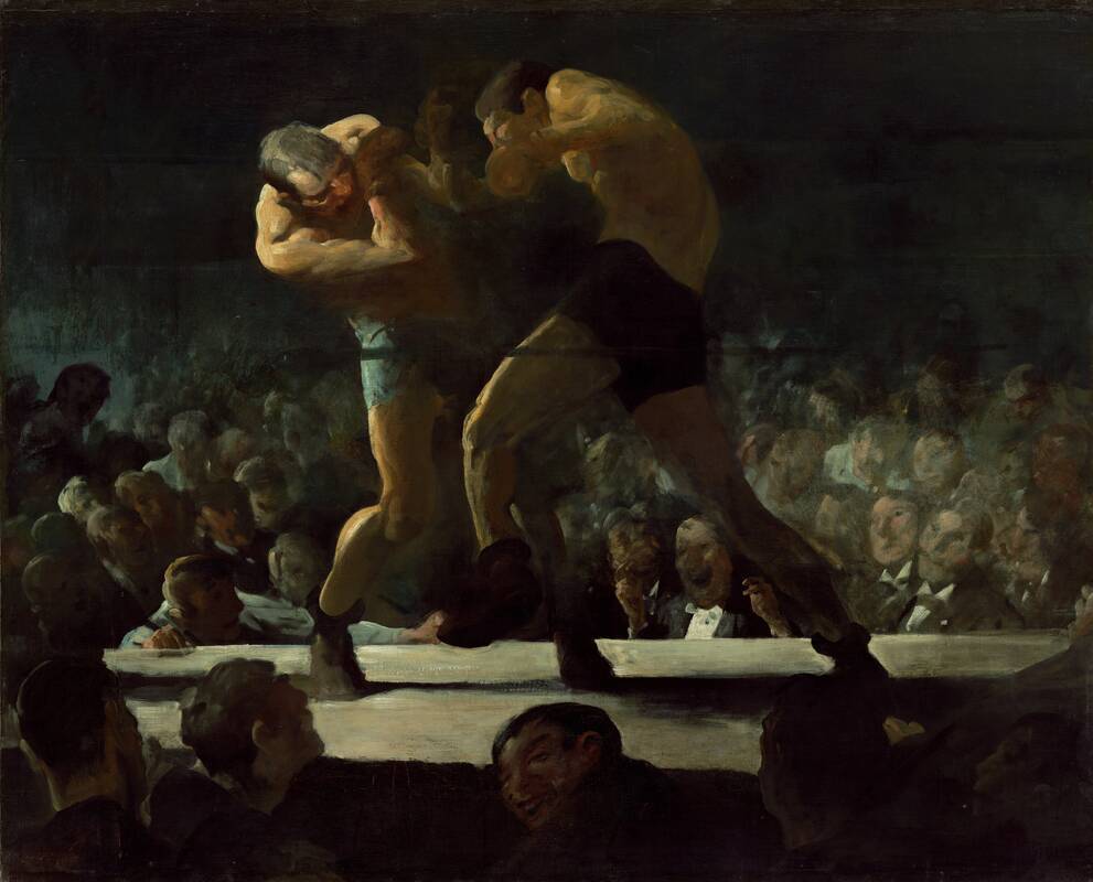 Club Night by George Bellows, 1907