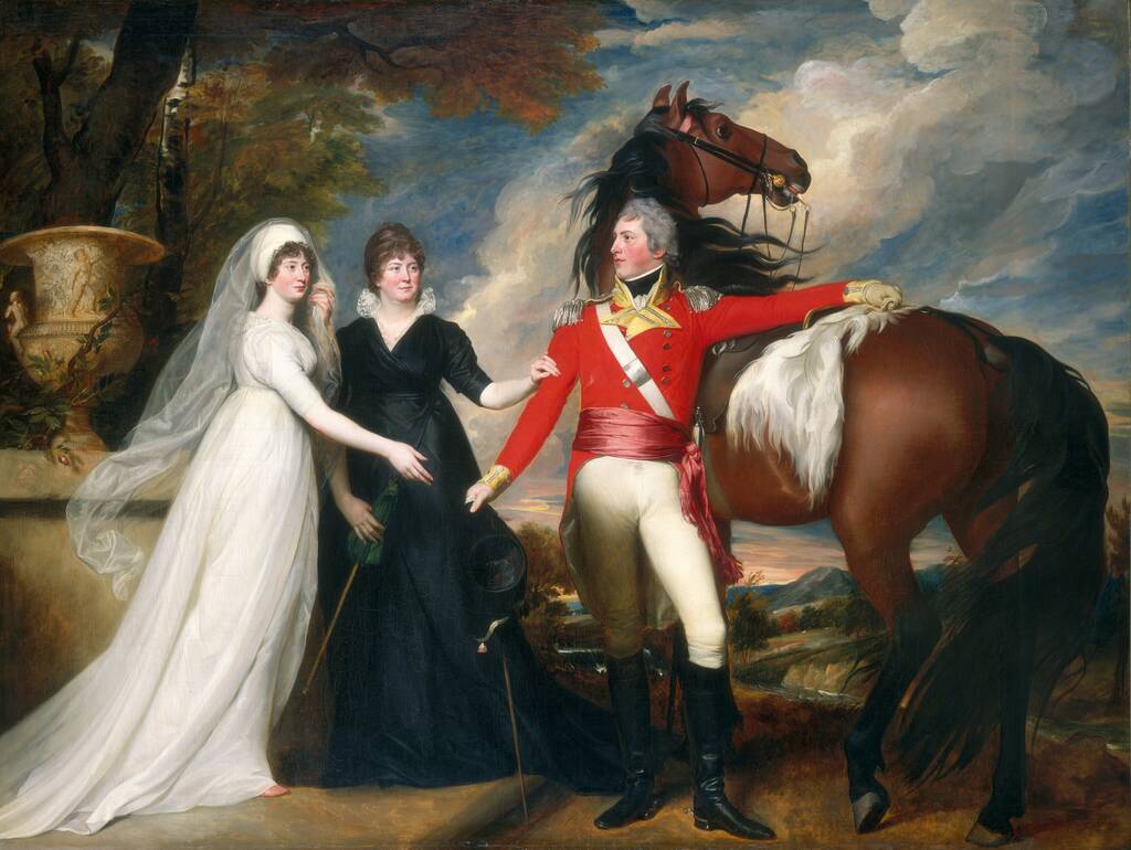 Colonel William Fitch and His Sisters Sarah and Ann Fitch by John Singleton Copley, 1800/1801