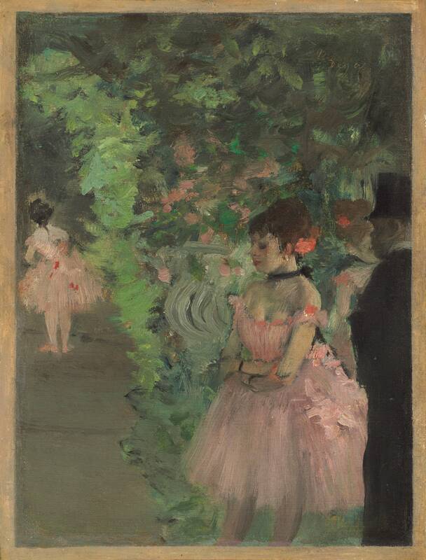 Dancers Backstage by Edgar Degas, 1876/1883
