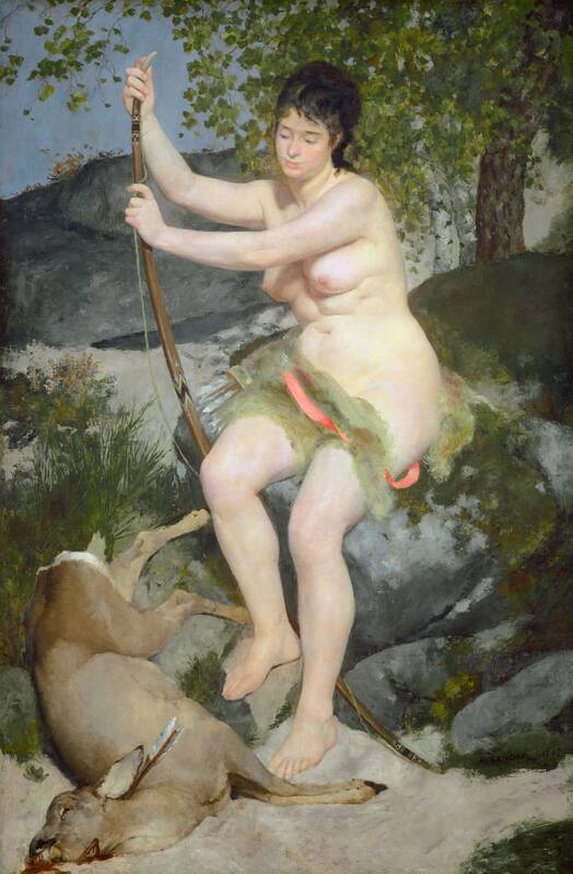 Diana by Auguste Renoir, 1867