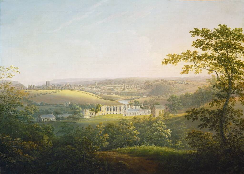 Easby Abbey, near Richmond by George Cuitt the Younger, c. 1821/1854
