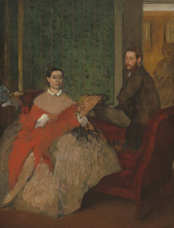 Edmondo and Thérèse Morbilli by Edgar Degas, c. 1865