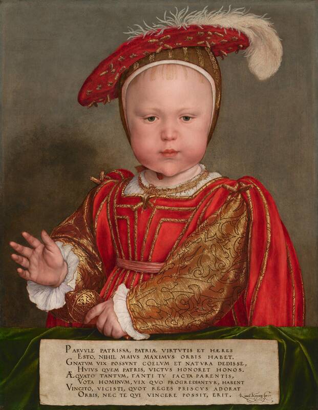 Edward VI as a Child by Hans Holbein the Younger, probably 1538