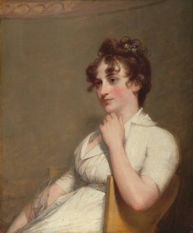 Eleanor Parke Custis Lewis (Mrs. Lawrence Lewis) by Gilbert Stuart, 1804