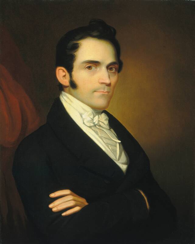 Eliab Metcalf (?) by American 19th Century, c. 1815