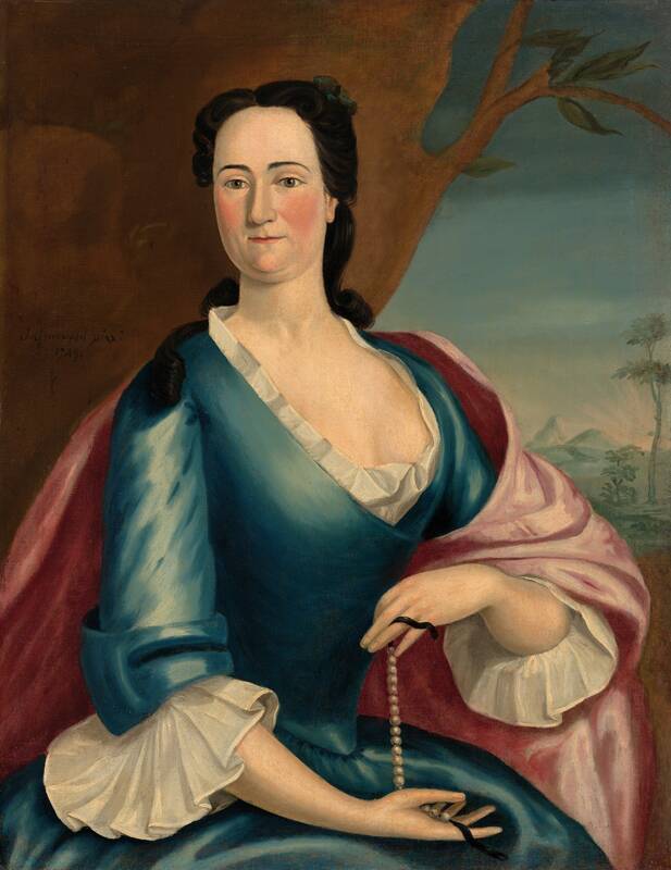 Elizabeth Fulford Welshman by John Greenwood, 1749