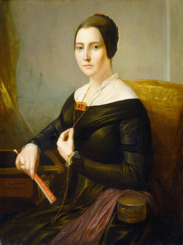 Elizabeth Oakes Prince Smith (Mrs. Seba Smith) by John Wesley Paradise, c. 1845