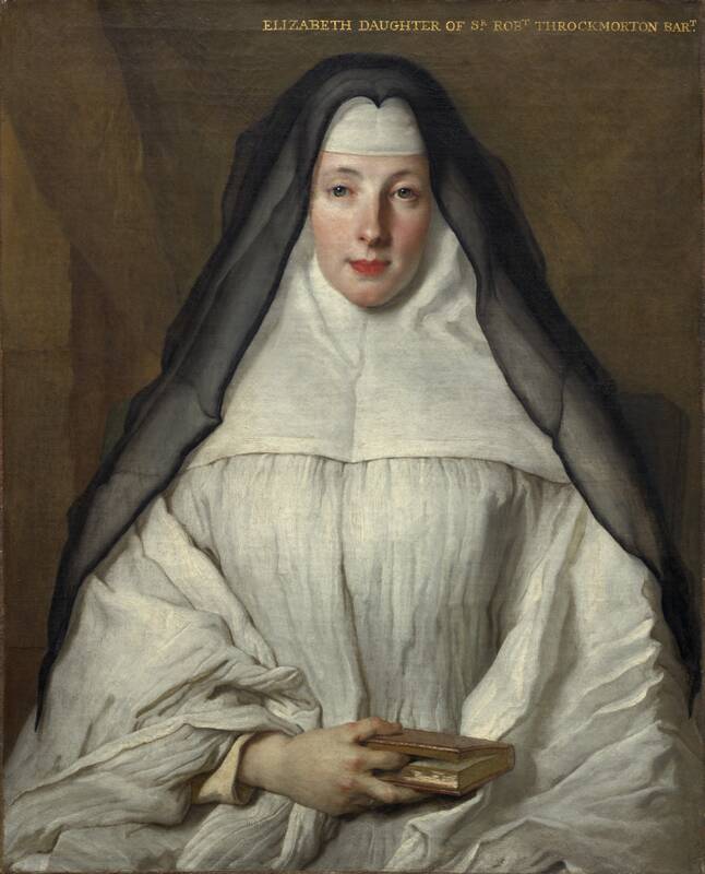 Elizabeth Throckmorton, Canoness of the Order of the Dames Augustines Anglaises by Nicolas de Largillierre, 1729