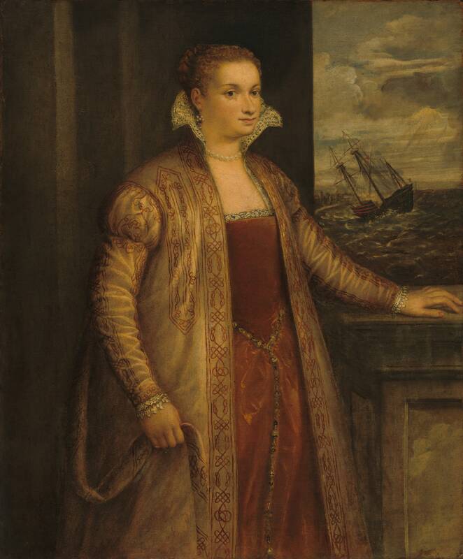 Emilia di Spilimbergo by Titian, c. 1560