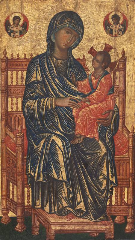 Enthroned Madonna and Child by Byzantine 13th Century, c. 1250/1275