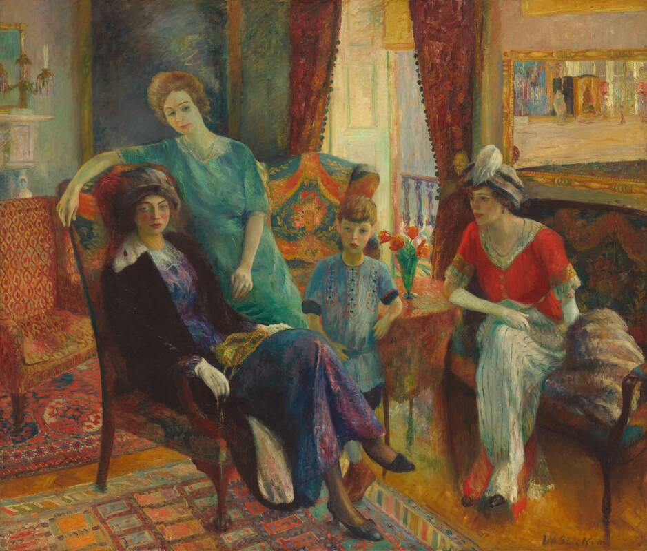 Family Group by William Glackens, 1910/1911