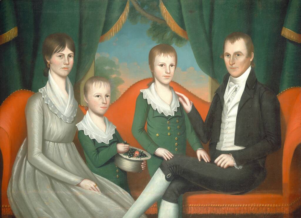 Family Portrait by Ralph Eleaser Whiteside Earl, 1804